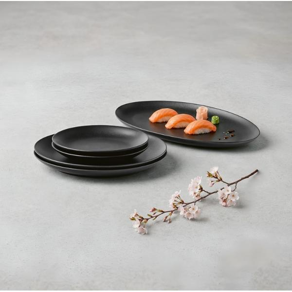 Monet ceramic dessert plate with matt finish
