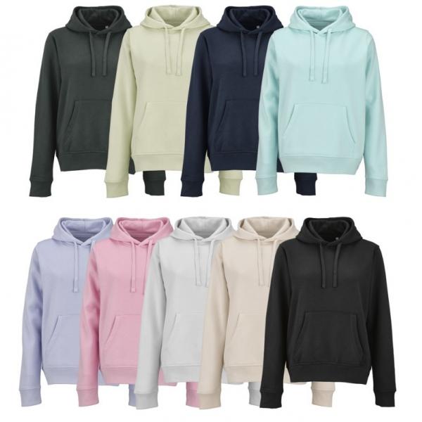 Bondi women's hooded sweatshirt AODACi organic cotton