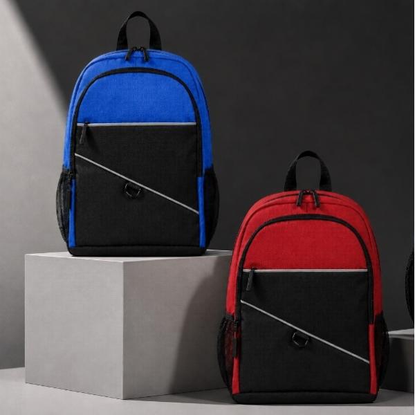 600D Business Backpack with Reinforced Back and Luggage Strap