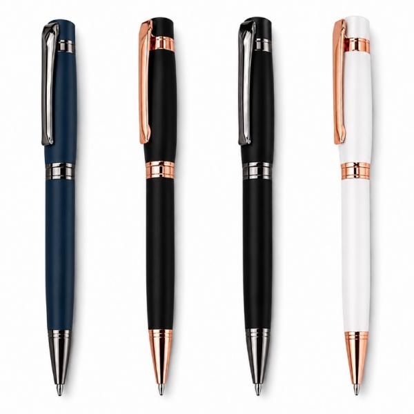 Metal Ballpoint Pen with Parker Refill - Various Colors