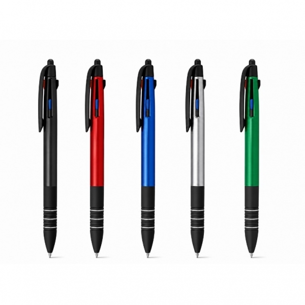 3-in-1 Ballpoint Pen with Stylus