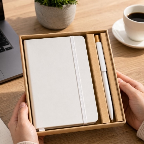 Pocket Notebook and Pen Gift Set in Box