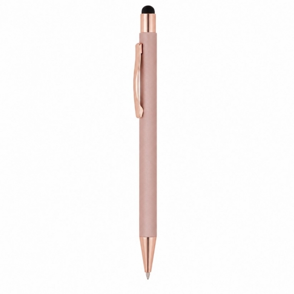 Metal Ballpoint Pen with Stylus and Parker Refill