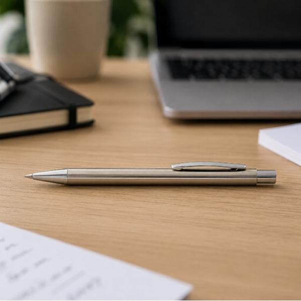ALEXANDER Metal Pen with Blue Parker-Type Refill