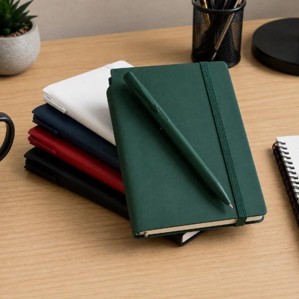 Notebook with Pen Set - Available in Various Colors
