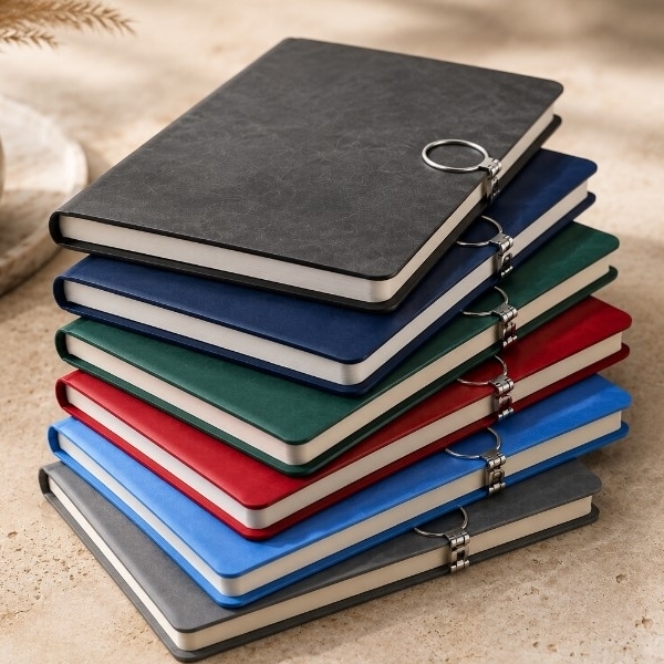 A5 Notebook with Metal Closure - Various Colors