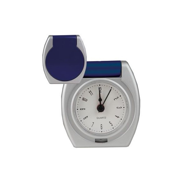 Plastic desk clock with alarm 70x85 mm ALEXANDER