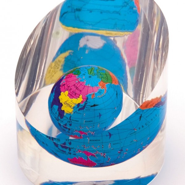 Desk Stand with Acrylic Globe