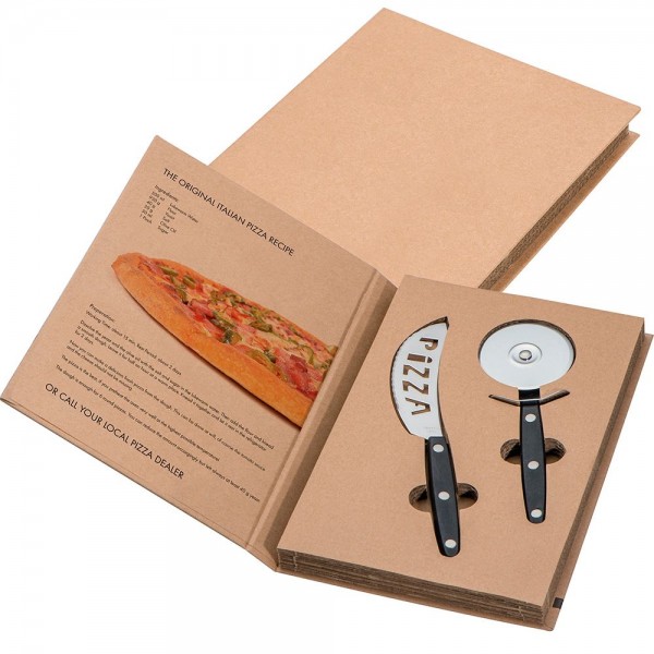 Pizza Set with Knives in Gift Box MM