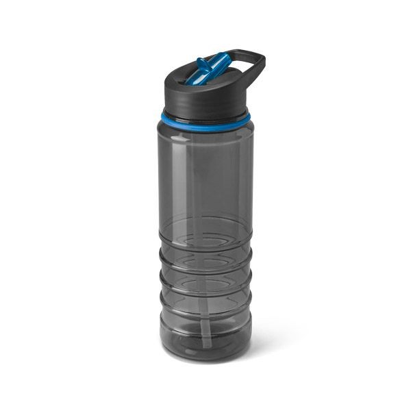 Спортна бутилка със син елемент 650 ml