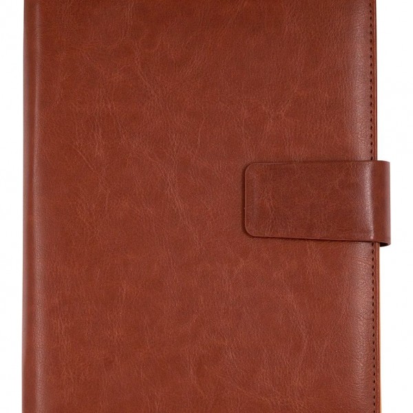 Leather A5 Organizer with Magnetic Closure