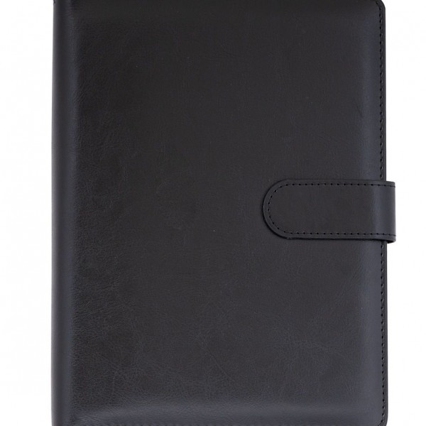 Leather A5 Organizer with Magnetic Closure