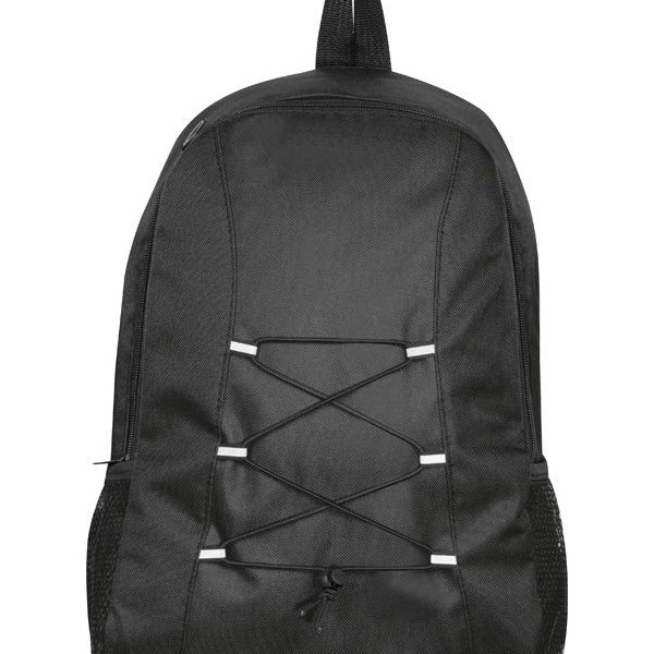Sports backpack with headphone outlet