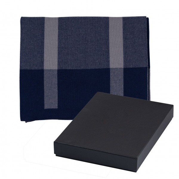 Checkered Cashmere Scarf "Heritage Charm" in Gift Box