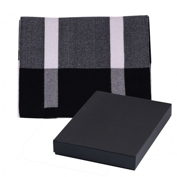 Checkered Cashmere Scarf "Classic Plaid" in Gift Box