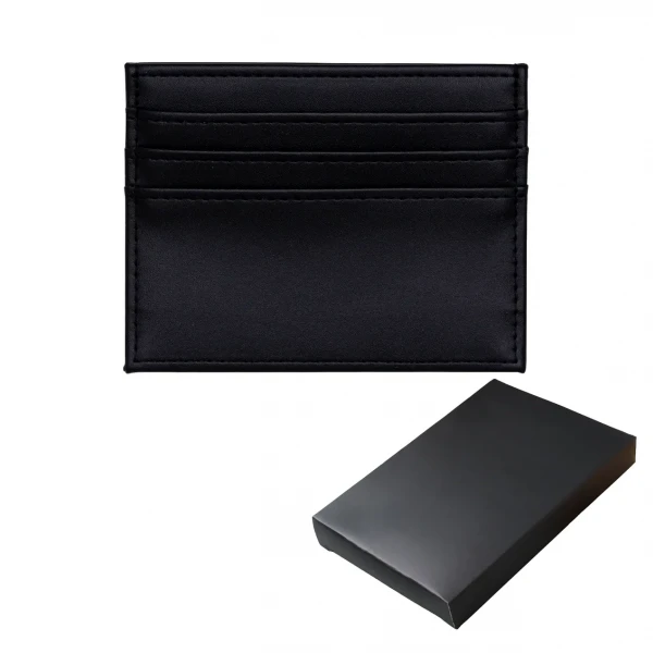 Double-Sided Leather RFID Card Holder