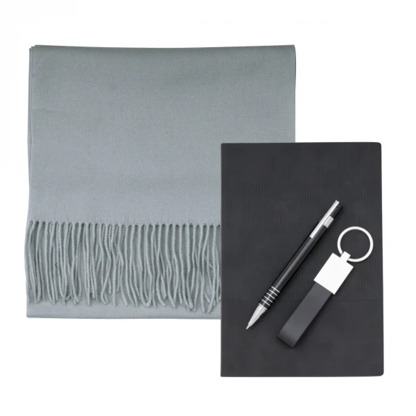 F. Bartholdi Business Gift Set with Scarf, Notebook, Pen and Keyring