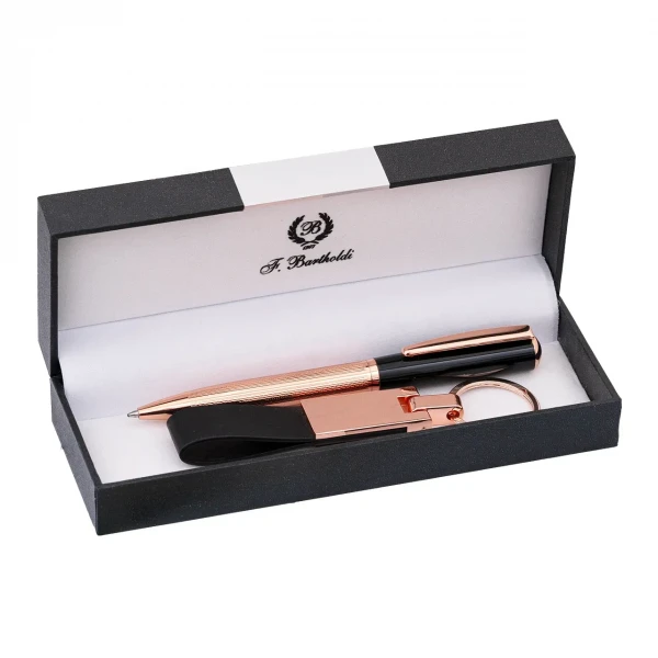 F. Bartholdi Pen and Keychain Set