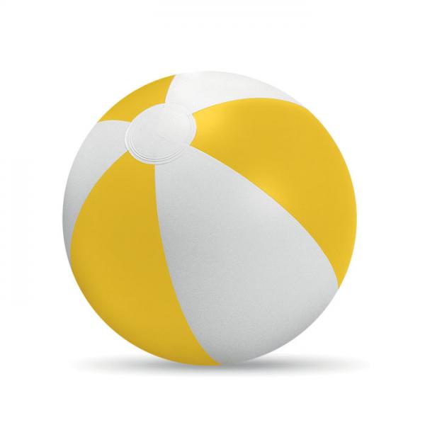 Inflatable Beach Ball with Coloured Stripes - PLAYTIME