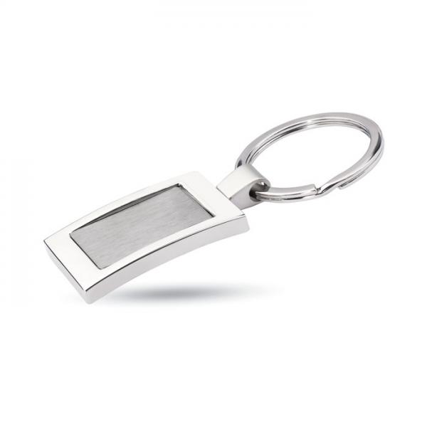 Harrobs Metal Rectangular Key Ring in Gift Box