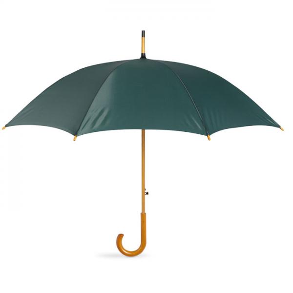Cumuli 23-Inch Auto Open Umbrella with Wooden Handle and Ribs, Ø103 cm