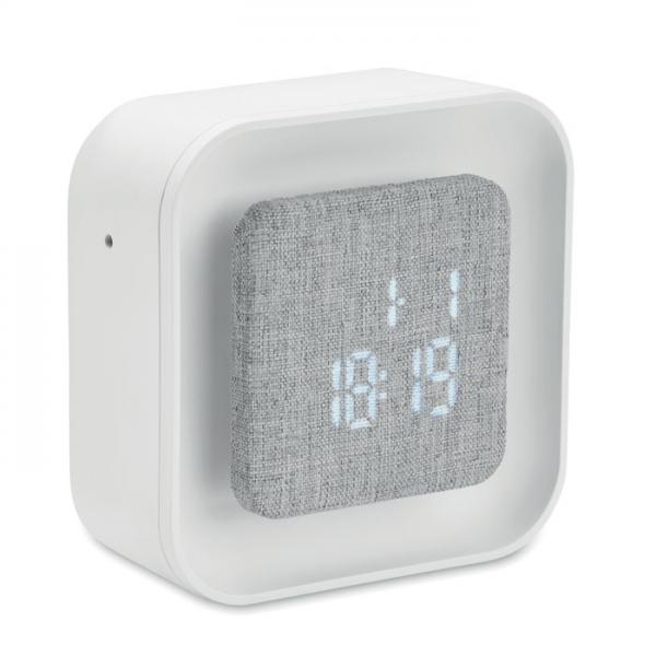 LUCE Recycled ABS and RPET LED Alarm Clock with Adjustable Ambient Light