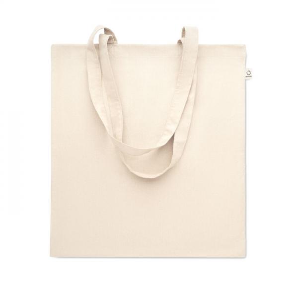 VIVEKA Recycled Cotton and RPET Shopping Bag with Long Handles