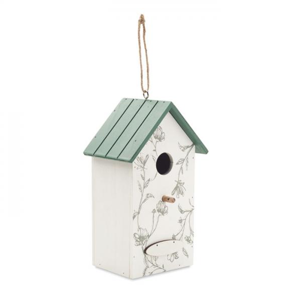 GREENJAY Bird House in MDF, 11x23x10 cm