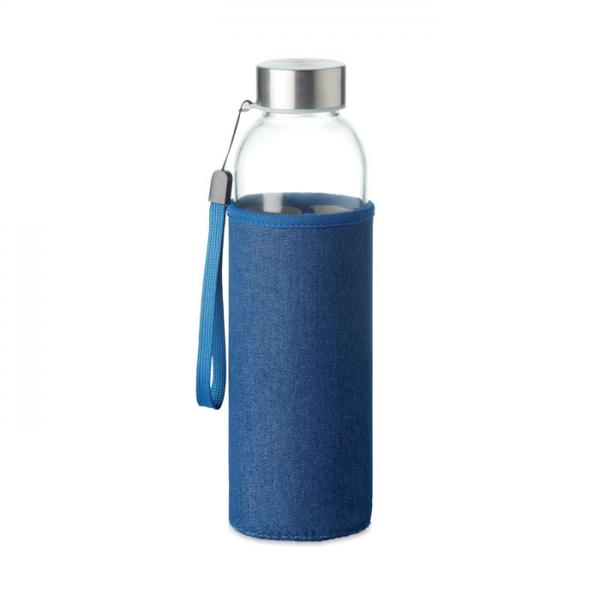 UTAH DENIM Glass Bottle with Neoprene Pouch