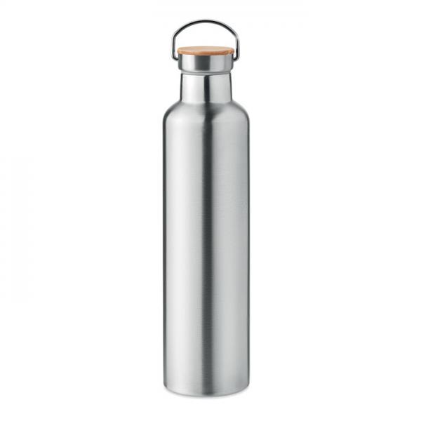 HELSINKI Stainless Steel Bamboo Flask, 1L