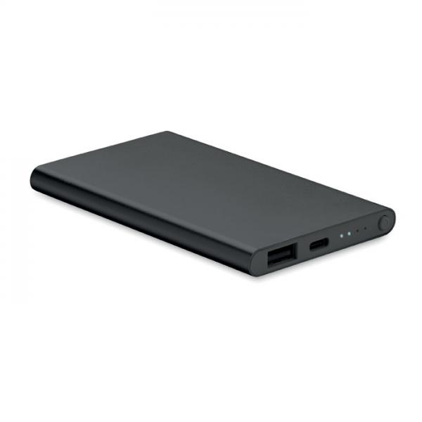 POWERFLAT C - 4000 mAh Power Bank with Aluminum Body and Type-C Input/Output
