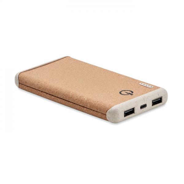 RALIA - 10000mAh Безжична батерия с коркова обвивка и бързо зареждане