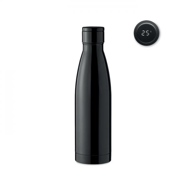 BELO LUX Vacuum Bottle 500 ml with LED Thermometer, Stainless Steel