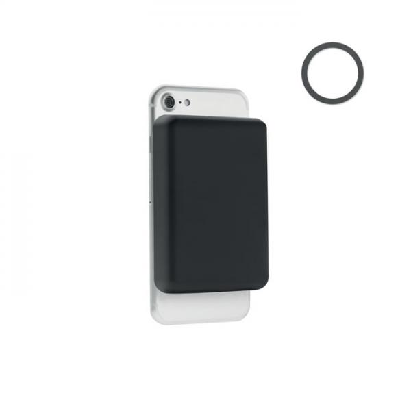 DOUBLETIC Magnetic Wireless Charger 15W and Power Bank 5000 mAh, Type-C