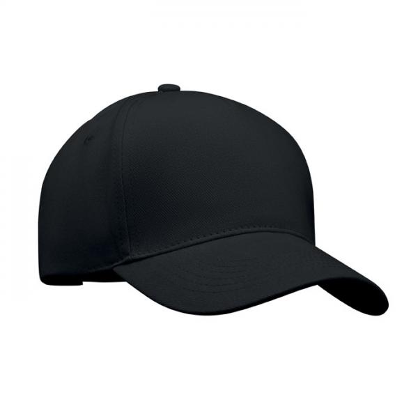 SINGA 5-Panel Baseball Cap in Brushed Twill Cotton with Buckle