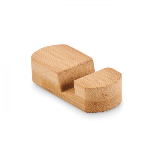 POY Mini Bamboo Phone Stand, Stylish and Eco-Friendly Design