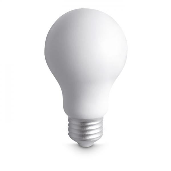 Light bulb-shaped stress reliever - 9.5x5.5 cm, PU material
