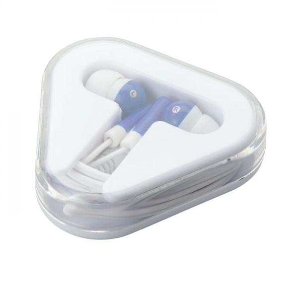 MUSIPLUG слушалки с PVC кабел в триъгълен PS калъф - дължина 120 см