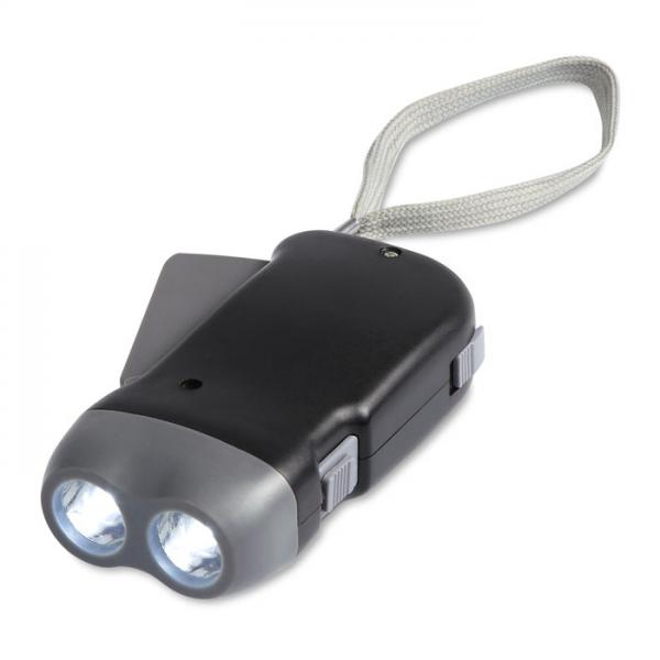 ROBIN 2 LED динамо фенерче с ABS корпус и AG10 батерии - компактно и ефективно