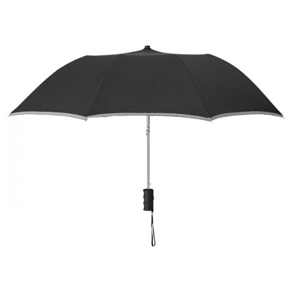 21-inch 2-fold auto open umbrella NEON with reflective panels
