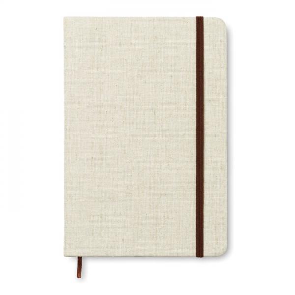 CANVAS A5 notebook with hard cover and elastic