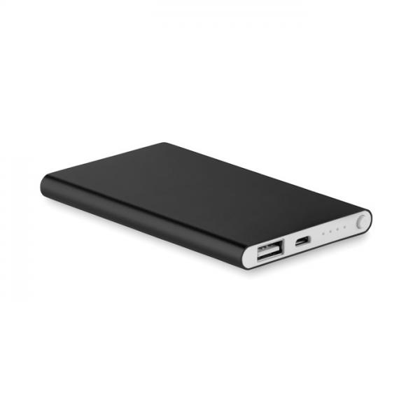 Алуминиев power bank POWERFLAT 4000 mAh