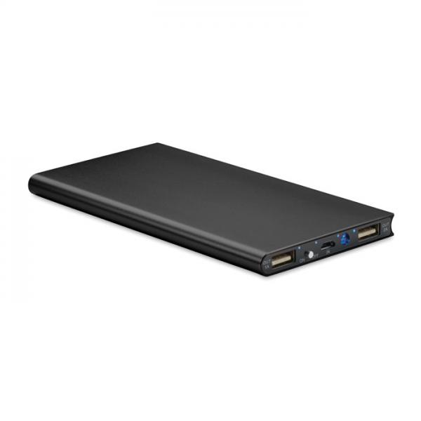 Power bank POWERFLAT8, 8000 mAh, от алуминий