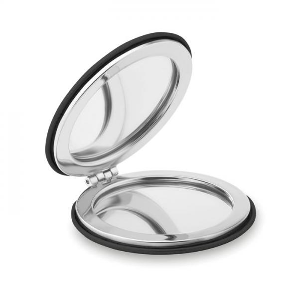 Glow Round double mirror with magnetic closure