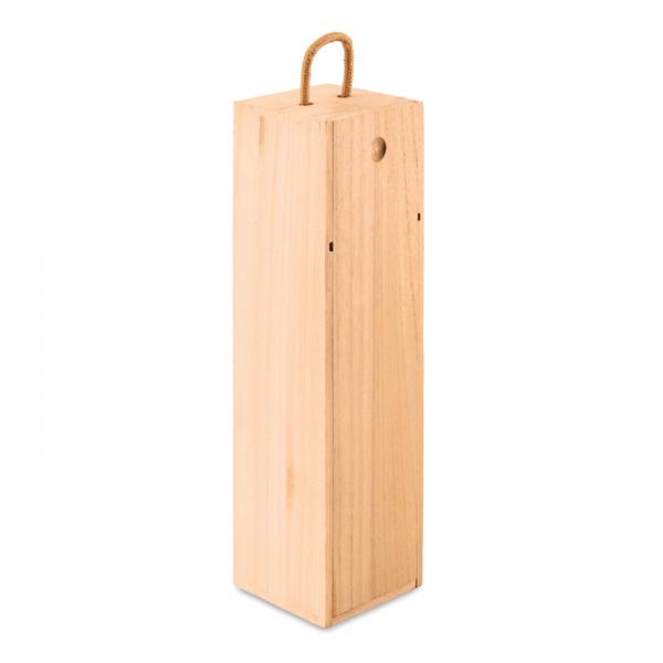 Vinbox wooden wine box with cord handle
