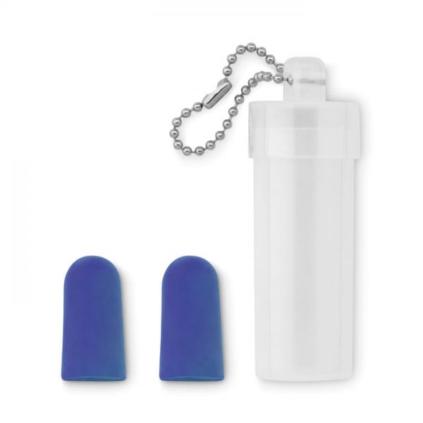Buds To Go earplug set in plastic tube