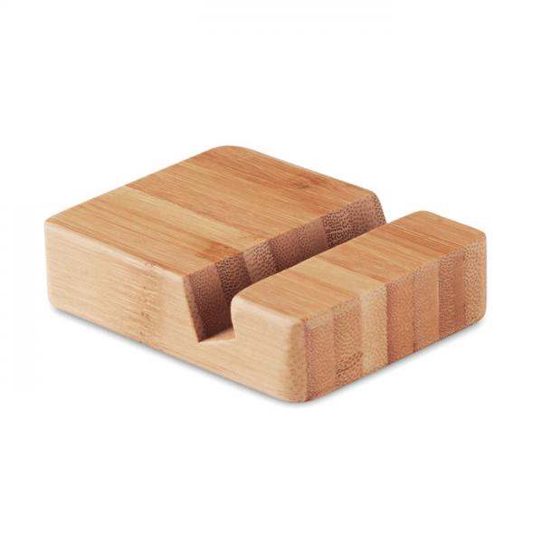 Apoya bamboo smartphone stand