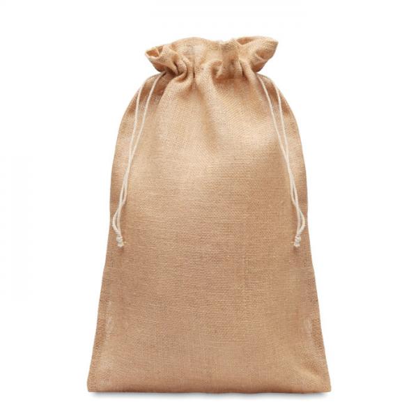 JUTE LARGE - Large jute gift bag 30x47 cm