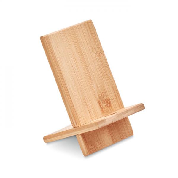Whippy bamboo phone stand