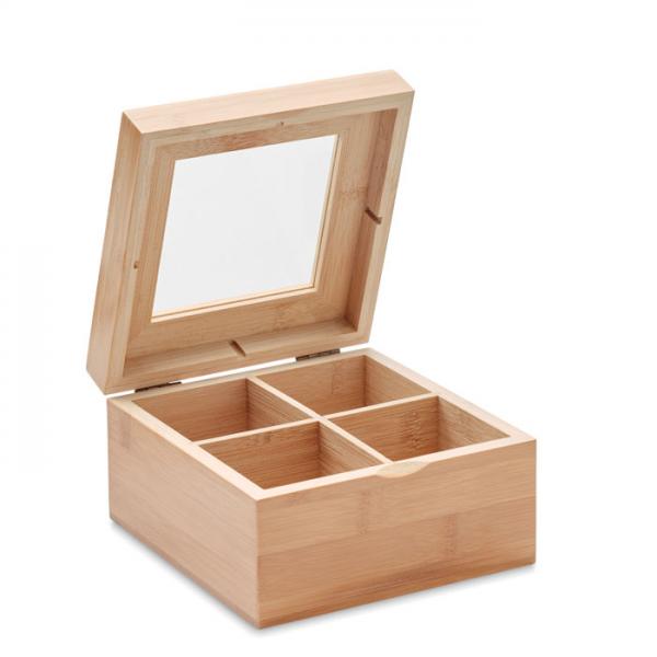 Campo bamboo tea box